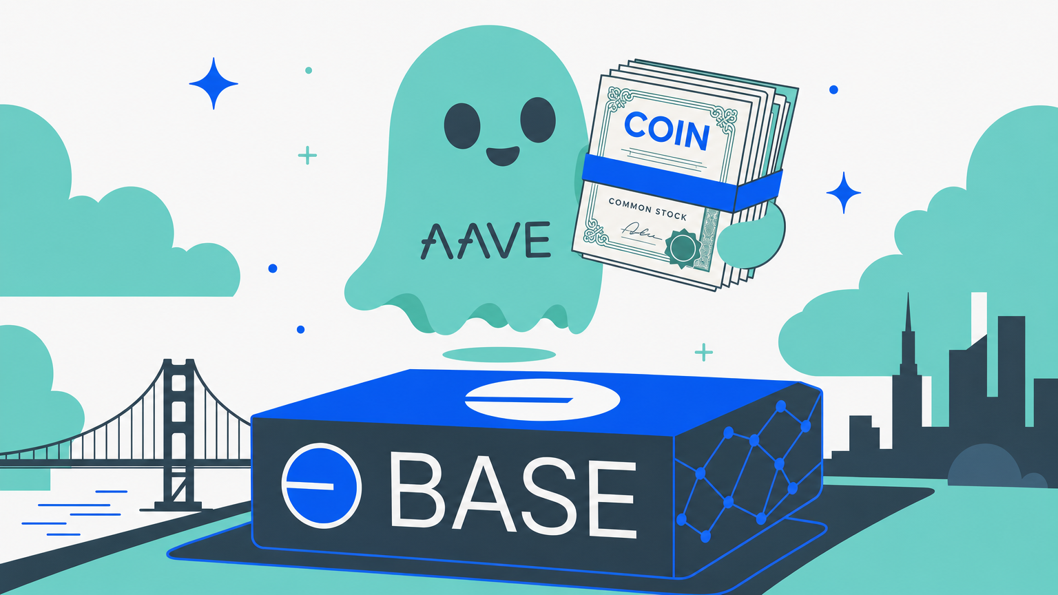 Aave weighs Coinbase B20 equities as Base collateral